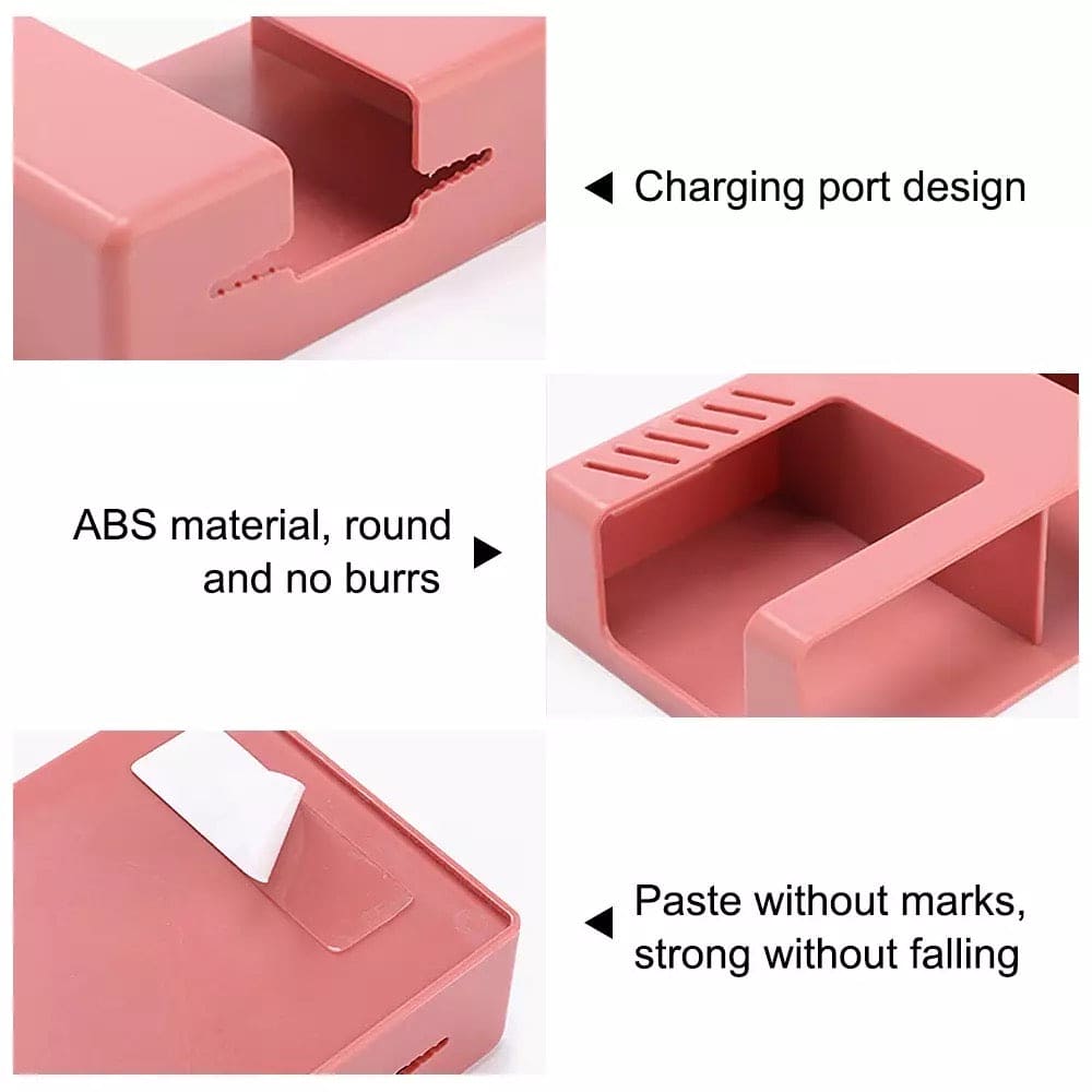 Multifunctional Double Layer Wall Mounted Organizer, Multifunction Punch Free Wall Mounted Storage Box, Mobile Phone Plug Charging Holder, Wall-mounted Storage Box, Wall Debris Storage Holder Multifunctional Double Layer Wall Mounted Organizer, Multifunction Punch Free Wall Mounted Storage Box, Mobile Phone Plug Charging Holder, Wall-mounted Storage Box, Wall Debris Storage Holder